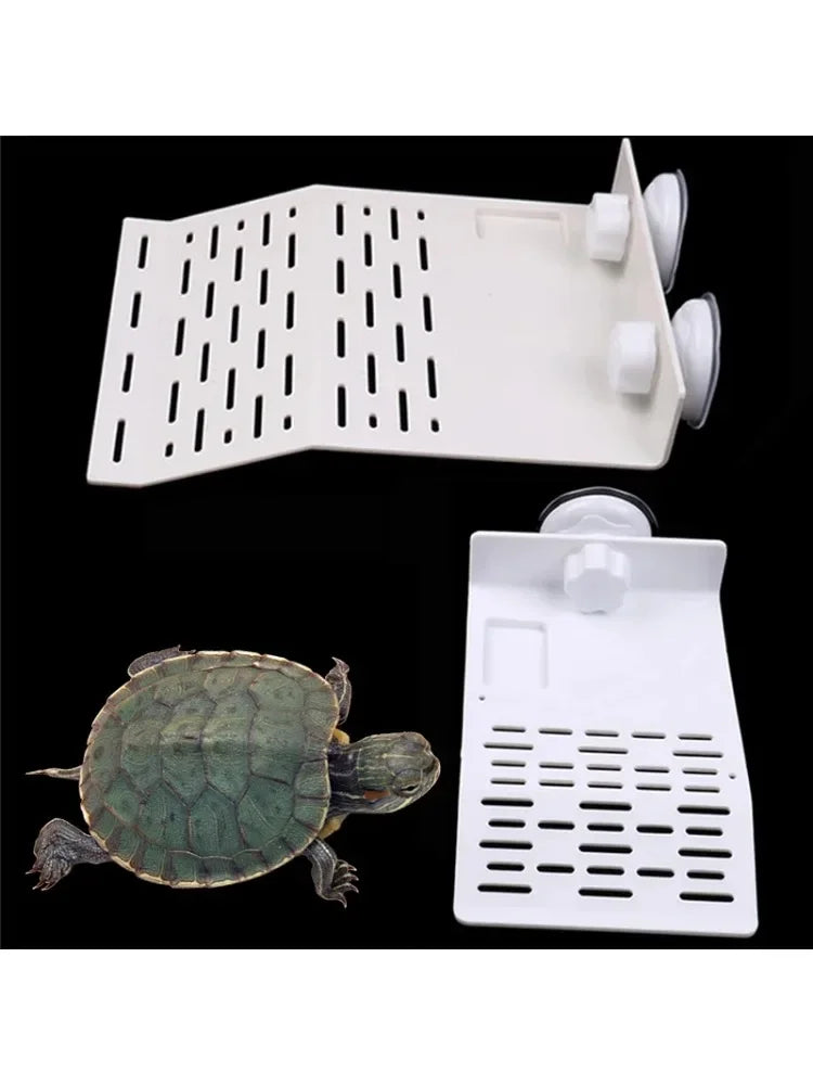Turtle Pier Dock Basking Platform Shelf Ramp Steps Landing Fish Tank Decor S/M/L Turtle Pier for Aquarium Fish Tanks