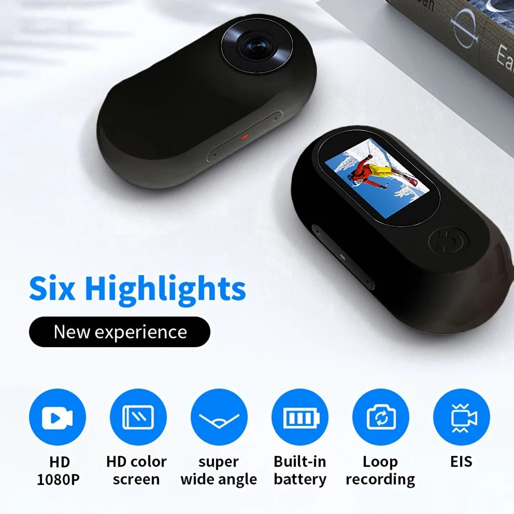 HD 1080P Wireless Pet Collar Camera with 32GB Card for Cats & Dogs