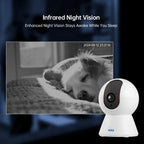 KERUI 4K 8MP Smart WiFi Pet Camera with Night Vision, AI Alerts & Tuya Smart Home Integration