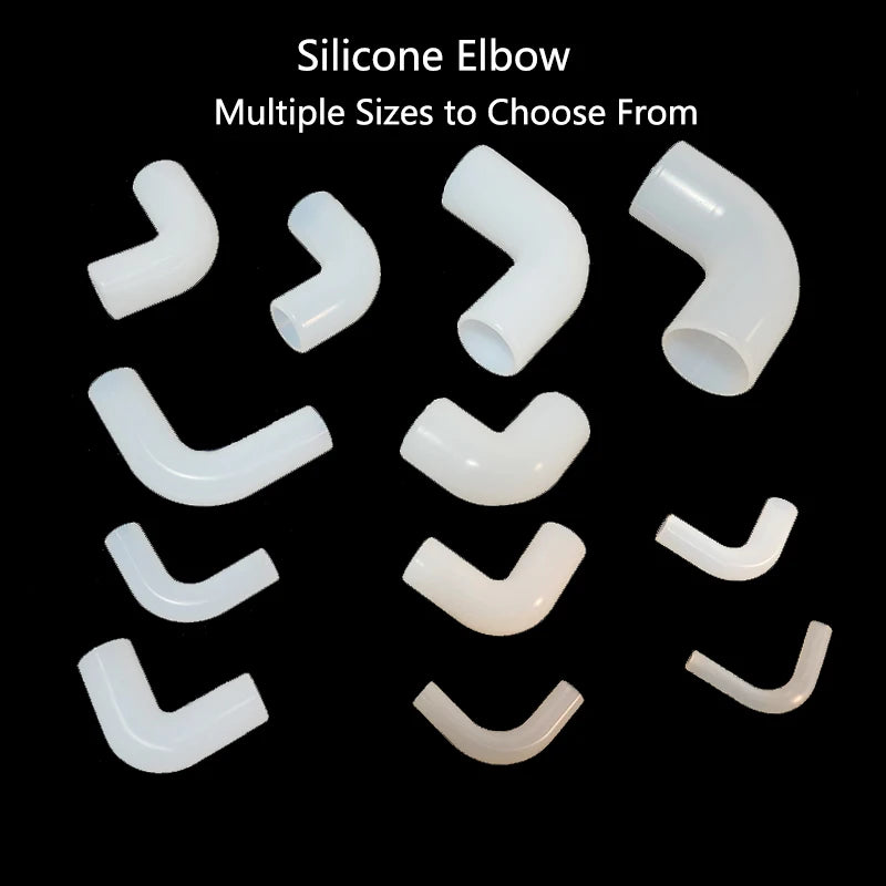 Soft Silicone Aquarium Elbow Connector (Flexible Joint, Hard Tube Adapter, Filter Hose)