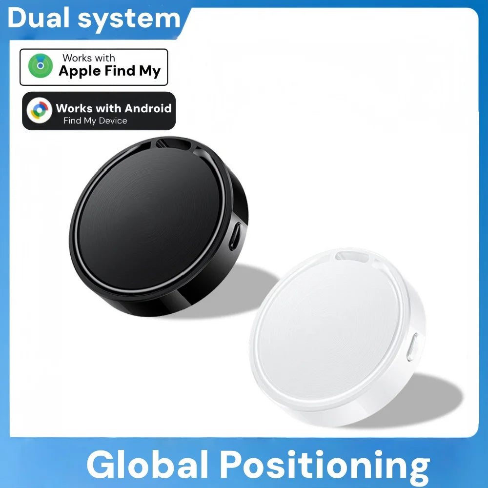 Mini Dual-System GPS Anti-Loss Tracker for iOS & Android - Universal Pet & Luggage Locator