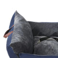 Lightweight Dog Cat Booster Car Seat (Armrest Box, Leash, Small Dogs)