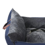 Lightweight Dog Cat Booster Car Seat (Armrest Box, Leash, Small Dogs)