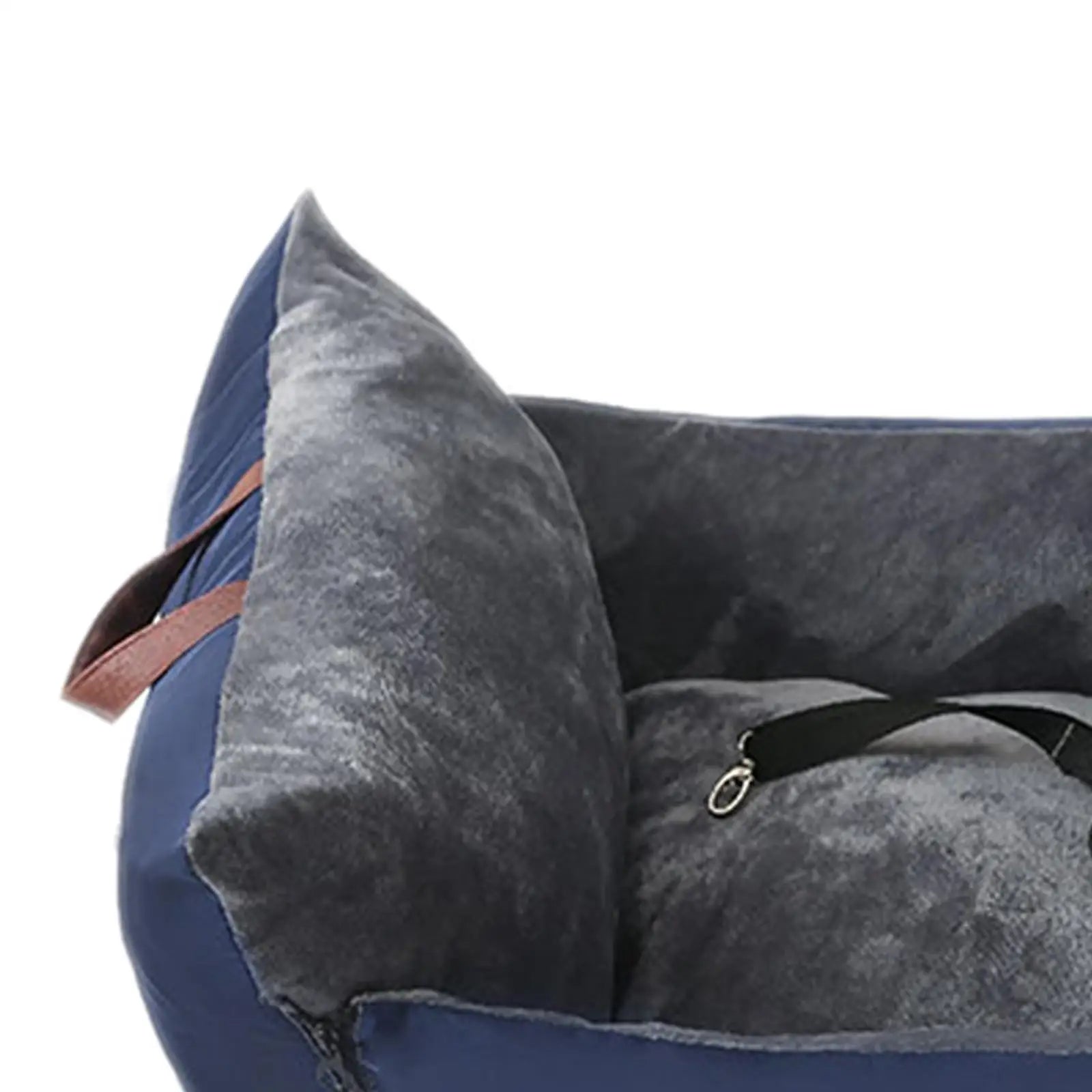 Lightweight Dog Cat Booster Car Seat (Armrest Box, Leash, Small Dogs)