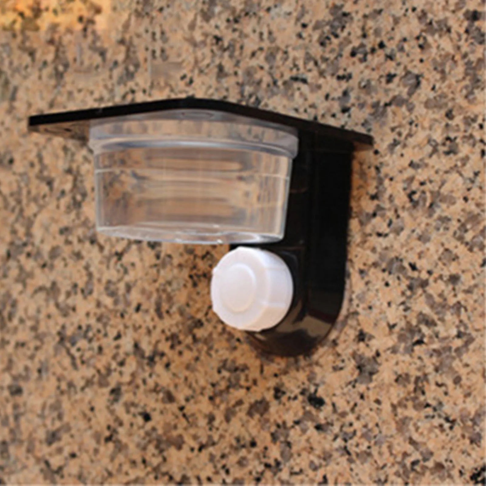 Black Plastic Gecko Feeder Ledge Space Saving Reptile Feeding Ledge for Lizard Gecko Pet Accessories Supplies