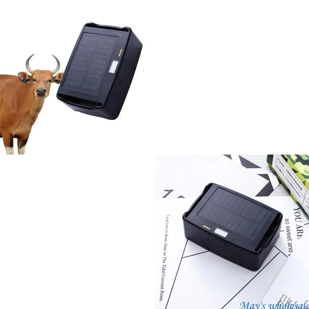 Solar-Powered Farm & Pet GPS Tracker with 15,000mAh Battery - Easy App Locator (448A)