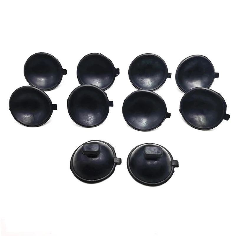 Aquarium Suction Cup Holders (10-Pack, Black, Air Pump & Water Pump Clips for Glass)