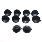 Aquarium Suction Cup Holders (10-Pack, Black, Air Pump & Water Pump Clips for Glass)