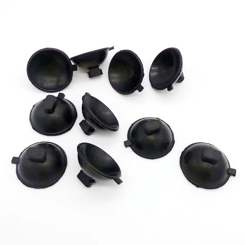 Aquarium Suction Cup Holders (10-Pack, Black, Air Pump & Water Pump Clips for Glass)