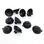 Aquarium Suction Cup Holders (10-Pack, Black, Air Pump & Water Pump Clips for Glass)