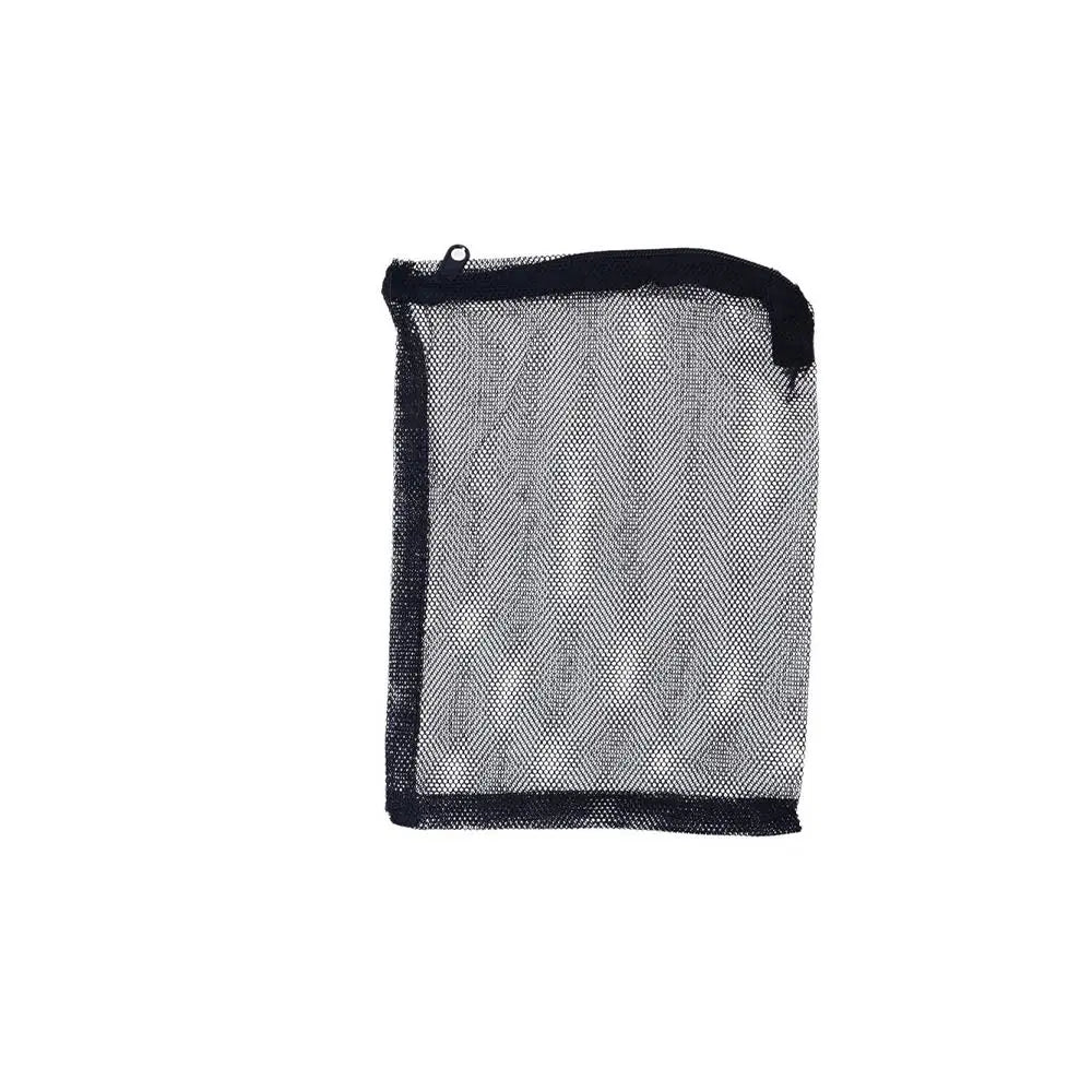 Reusable Aquarium Filter Net Bags (Black Nylon Mesh, Zip Closure, Pond & Tank Media)
