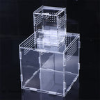 【E】Acrylic Transparent Reptile Breeding Box Terrarium Habitat Insect Spider Lizard Scorpion Feeding Cage Arboreal Enclosure Case