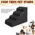 2-in-1 Foam Dog Stairs & Ramp, Extra-Wide Non-Slip (Orthopedic)
