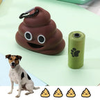 Pet Fecal Bag Dispenser Cat Dog Outdoor Pocket Hanging Buckle Portable Eco-friendly Biodegradable Pet Garbage Bag Pet Supplies