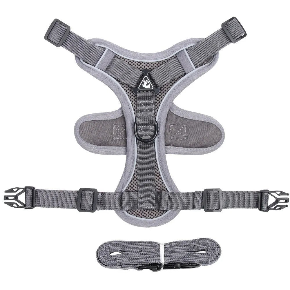 Escape-Proof Reflective Cat Harness & Leash Set