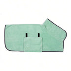 Quick Drying Pet Bathrobe Full Body Absorbent Towel Comfortable Fabric Adjustable Pets Towel Pet Bath Supplies for Cats and Dogs