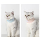 Mesh Cat Recovery Collar Adjustable Breathable Dog Neck Support Collar Soft Comfortable Pet Wound Recovery Collar Bath Cleaning