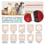 Upgraded Cat Training Leaky Ball with Chirping Bird — Interactive Slow Feeder Intelligence Toy 2025