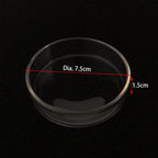 Glass Aquarium Shrimp Feeding Ring & Feeder Dish (Transparent, Floating, Bottom Use)