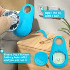 Bluetooth Anti-Loss Tracker with Remote Photo Shutter for Keys, Pets, Wallets & Phones