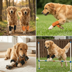 Soft Pet Knee Brace 2-Pack (Thermal, Adjustable, Joint Recovery)