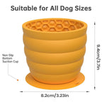 Silicone Pet Slow Feeder Bowl (Anti-Slip, Dishwasher Safe)