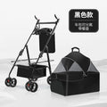 Pet Stroller for Dogs and Cats, Portable Foldable Travel Carrier for Small to Medium Pets, Outdoor Walking Jogging Cart