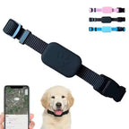 Waterproof Bluetooth GPS Adjustable Collar Tracker for Dogs & Cats - Real-Time Anti-Loss Locator (iOS & Android)