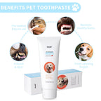 Beef Flavored Pet Toothpaste for Dogs & Cats Gentle Oral Care Formula Reduces Tartar Daily Use Freshens Breath Favorite with Bee
