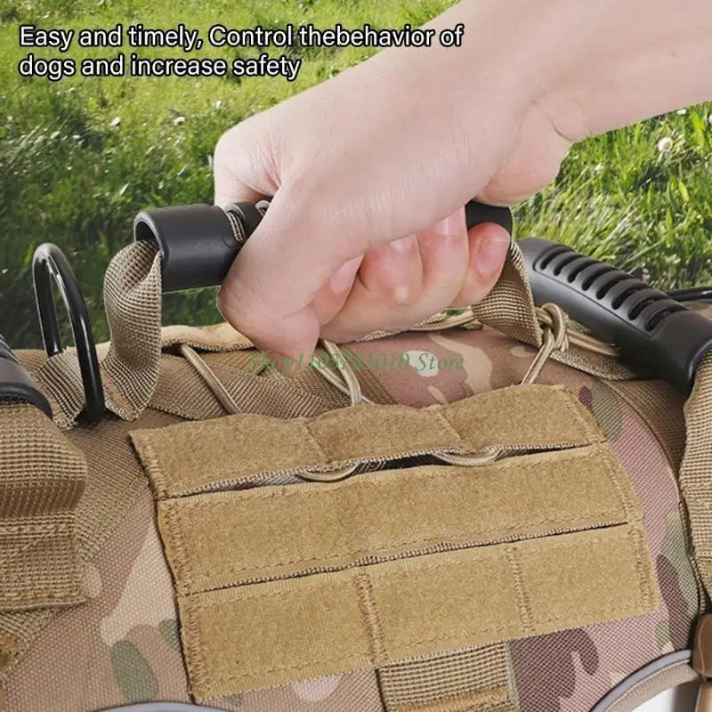 U55D Military Dog Training Harness (Leash & Lead, Outdoor Excursions)