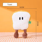 Catnip Baking Design Cat Chew Toy — Washable Soft Teddy Fleece Scratch-Resistant Toy for Cats