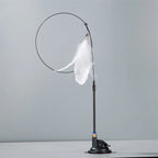 Suction Cup Feather & Bell Cat Teaser Wand