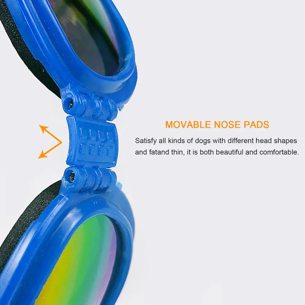 Foldable Dog Eyewear Goggles (UV-Blocking, Wind Resistant)