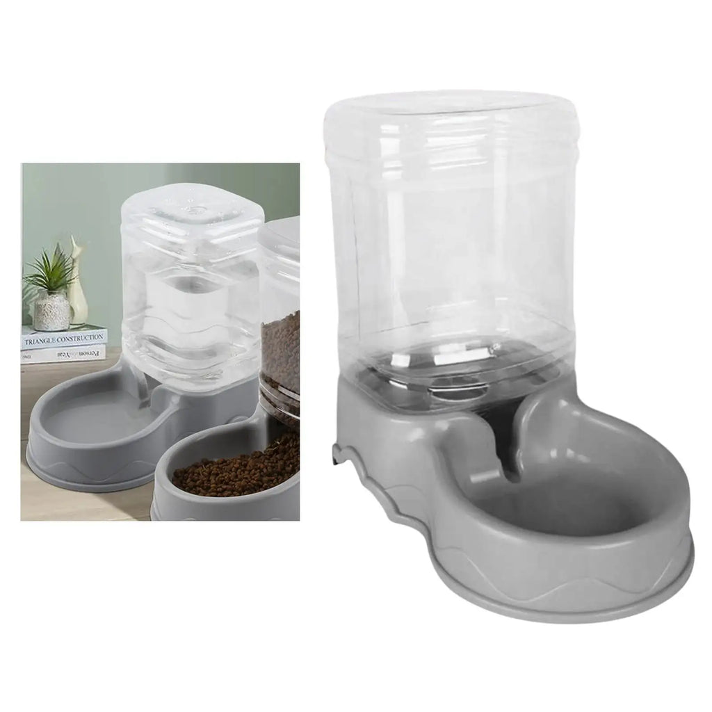 Automatic Feeder Water Dispenser 3.5L Pet Feeding Station for Dogs Cats Puppies Portable Food Drinker