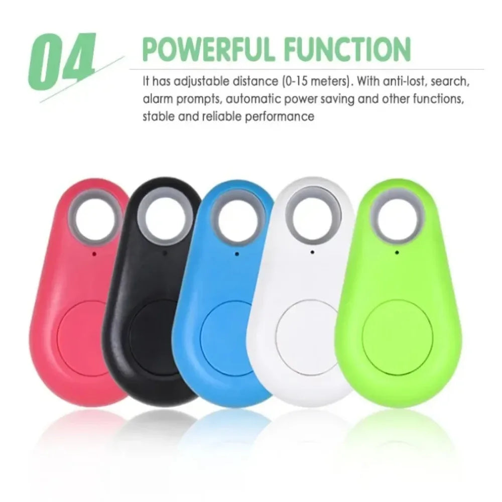 Waterproof Mini Bluetooth Smart Tracker for Pets, Dogs, Cats, Keys, Wallets & Bags - Anti-Loss Locator