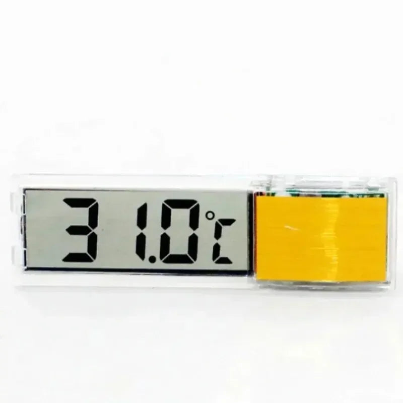 LCD Digital Aquarium Thermometer (Electronic, Waterproof, Instant-Read, Fish Tank)