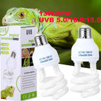 UVB 5.0 10.0 Reptile Heating Lamp 13W /26W UV Energy Saving Bulb Terrarium Basking Reptile Light Turtle Lizard Snake Lamps