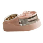 Healthiness Pet Water Station Suit Wireless Cats Water Fountains Big Capacity B03D