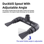 Aquarium Duckbill Sprinkler Connector (Double-Head, Universal, Pump Water Output Nozzle)