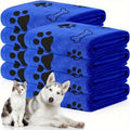 1/3pcs Quick-Dry Superabsorbent Microfiber Dog Towel- Fast-Drying,Soft & Durable with Paw Print & Bone Pattern for All Dog Sizes