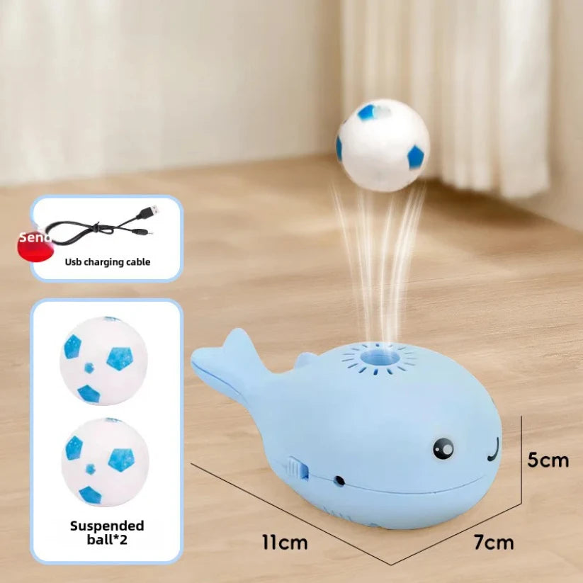 USB-Powered Floating Ball Cat Toy — Portable Electric Interactive Cartoon Training Toy for Cats
