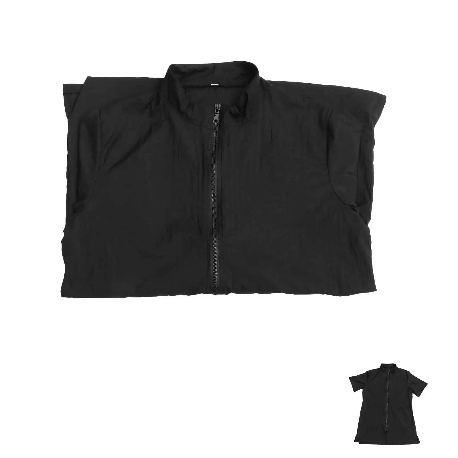 Waterproof Pet Grooming Apron (Chinlon, Professional Salon Uniform, Black XL)