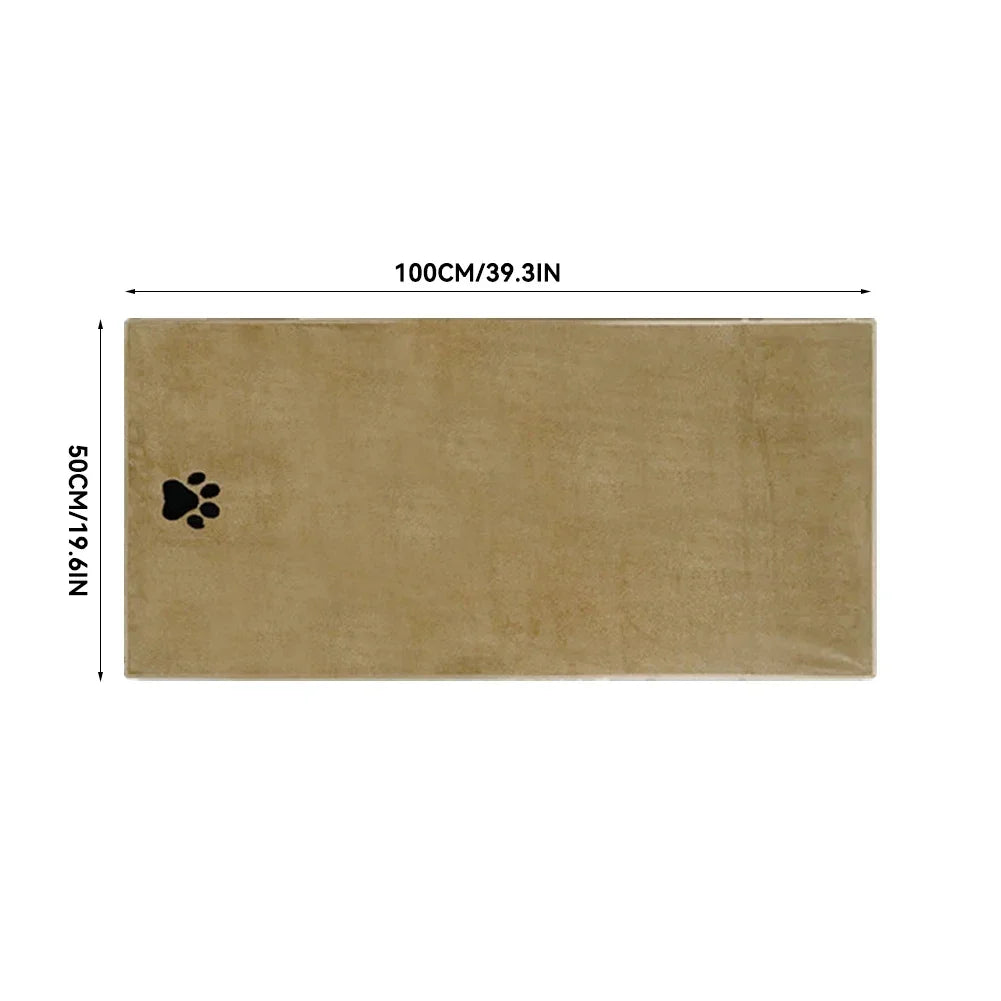 Microfiber Pet Bath Towel, Soft Super Absorbent Quick Dry Towel for Dogs Cats, 2 Sizes Available, Pet Grooming Supplies
