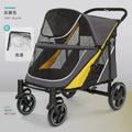 Secure Large Dog Stroller Engineered for Convenient Long-Distance Transport,Dog Show Trolley