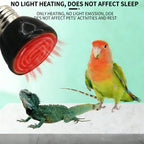 220V Ceramic Heated Incubation Lamp, Infrared Lamp, Infrared Light Bulb, Reptile Constant Temperature Lamp for Lizard Snake 1PC