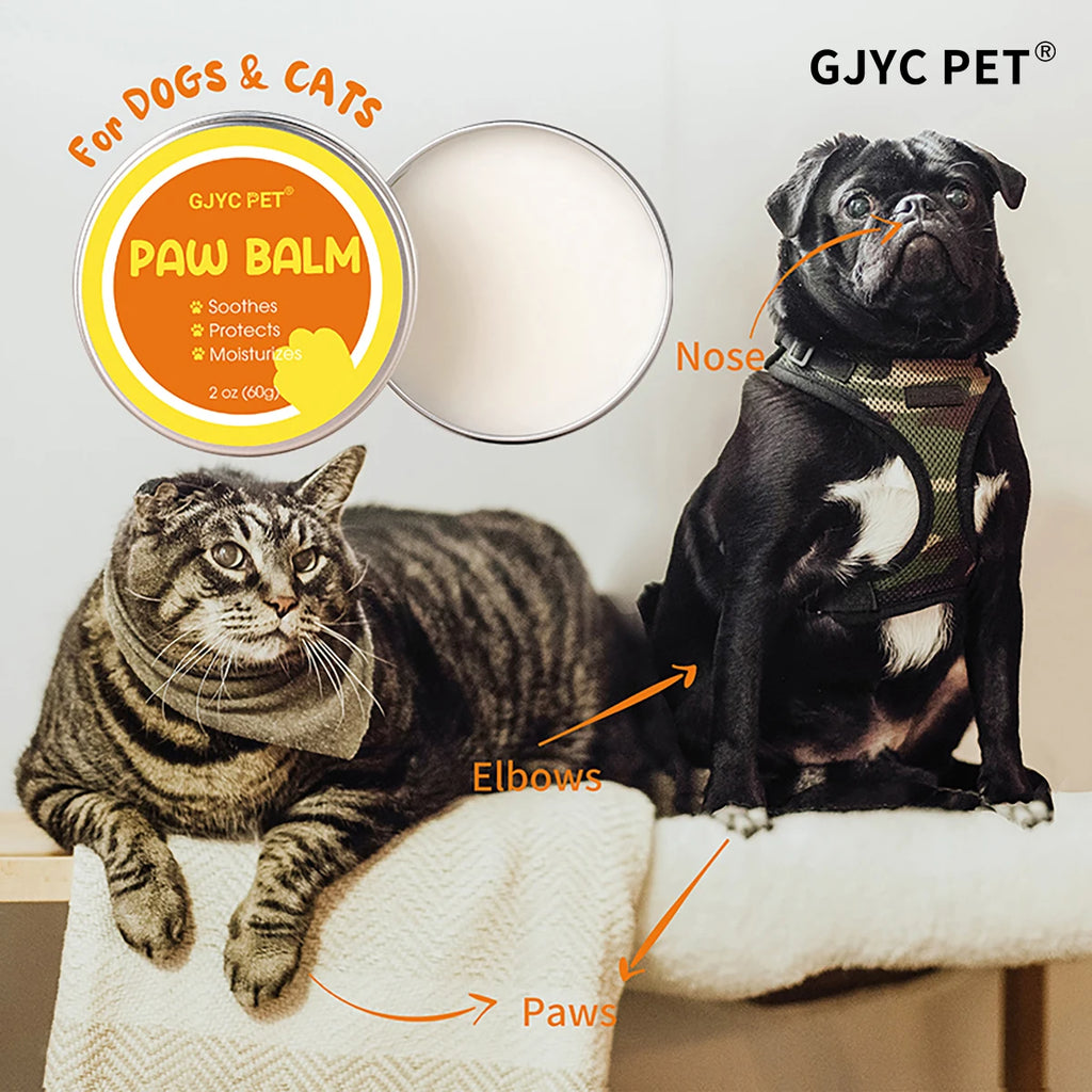 Pet Paw Balm Dog Paw Cream Cats Dogs Paw Protector Cream Pet Feet Moisturizer Pet Crack Feet Repair Pet Accessories
