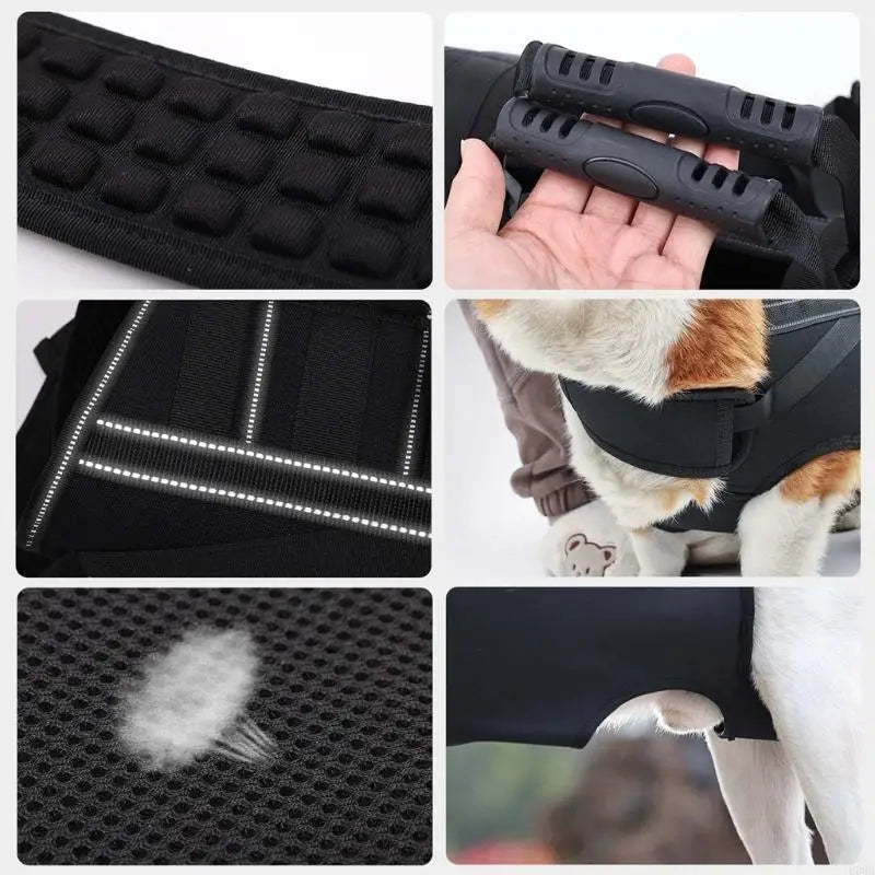Senior Dog Carry Slings for Leg Support Adjusting Dog Lift Harness for Long Trip