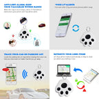 Mini Bluetooth GPS Smart Tracker with Anti-Loss Reminder - Pet, Kids, Bag & Key Finder for iOS & Android