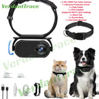 VerdantTrace VTA1 HD 1080P Pet Collar Action Camera - Lightweight Mini Body Cam for Video & Photo Recording