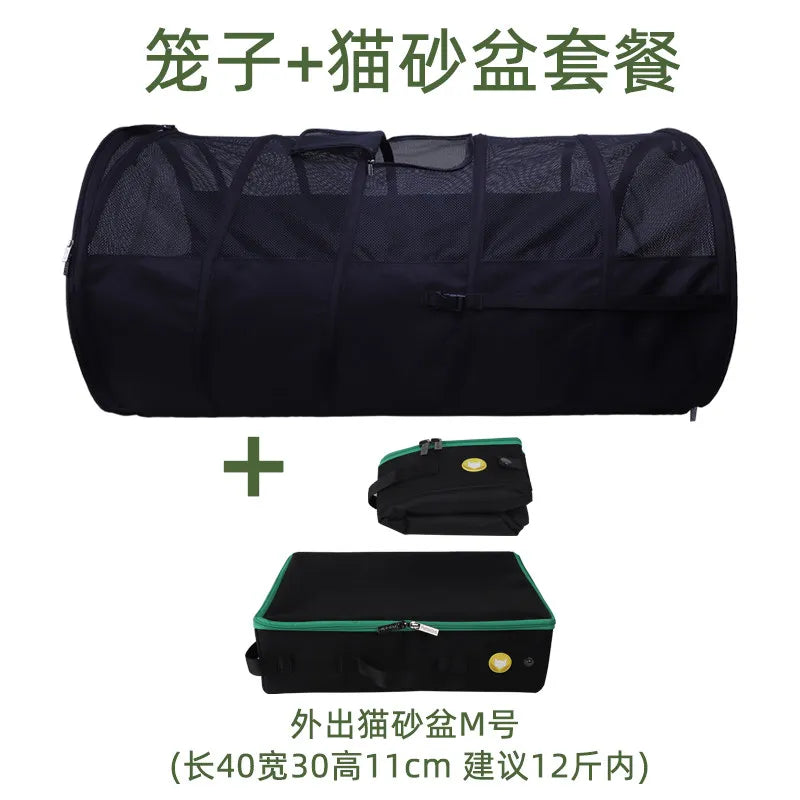 Large Car Dog Crate for Backseat (Foldable, Golden Retriever, Breathable)
